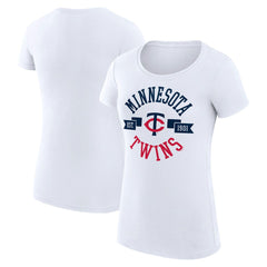 MLB Minnesota Twins G-III 4Her by Carl Banks Women's Super-Slim Fit Lightweight City Graphic T-Shirt