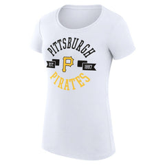 MLB Pittsburgh Pirates G-III 4Her by Carl Banks Women's Super-Slim Fit Lightweight City Graphic T-Shirt