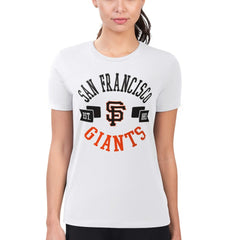 MLB San Francisco Giants G-III 4Her by Carl Banks Women's Super-Slim Fit Lightweight City Graphic T-Shirt