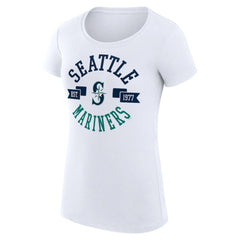 MLB Seattle Mariners G-III 4Her by Carl Banks Women's Super-Slim Fit Lightweight City Graphic T-Shirt