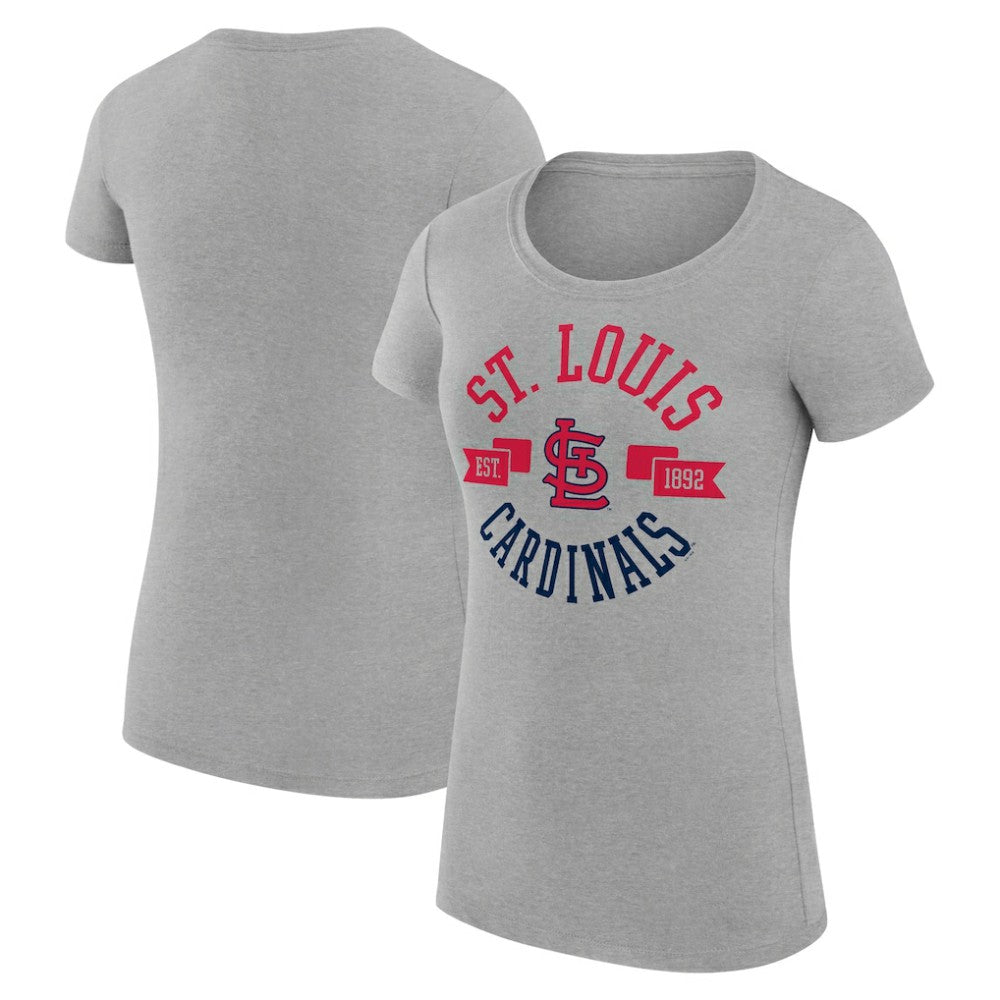 MLB St. Louis Cardinals G-III 4Her by Carl Banks Women's Super-Slim Fit Lightweight City Graphic T-Shirt