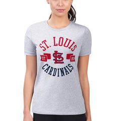 MLB St. Louis Cardinals G-III 4Her by Carl Banks Women's Super-Slim Fit Lightweight City Graphic T-Shirt