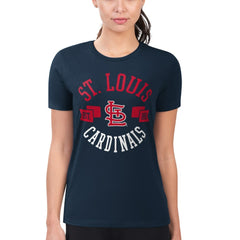 MLB St. Louis Cardinals G-III 4Her by Carl Banks Women's Super-Slim Fit Lightweight City Graphic T-Shirt