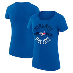MLB Toronto Blue Jays G-III 4Her by Carl Banks Women's Super-Slim Fit Lightweight City Graphic T-Shirt