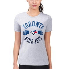 MLB Toronto Blue Jays G-III 4Her by Carl Banks Women's Super-Slim Fit Lightweight City Graphic T-Shirt