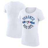 MLB Toronto Blue Jays G-III 4Her by Carl Banks Women's Super-Slim Fit Lightweight City Graphic T-Shirt