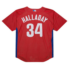 MLB Roy Halladay Philadelphia Phillies Mitchell & Ness Authentic Batting Practice Jersey