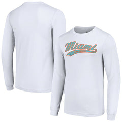 Starter Tailsweep Long Sleeve T-Shirt - Miami Dolphins