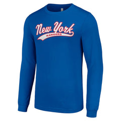 NHL Blue New York Rangers Starter Tailsweep T-Shirt