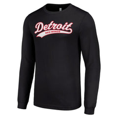 NHL Black Detroit Red Wings Starter Tailsweep T-Shirt