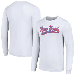NHL White New York Rangers Starter Tailsweep T-Shirt
