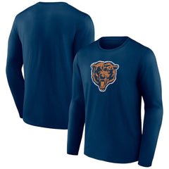 Throwback Long Sleeve T-Shirt - Chicago Bears