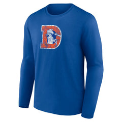 Throwback Long Sleeve T-Shirt - Denver Broncos