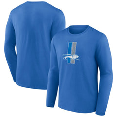 Throwback Long Sleeve T-Shirt - Detroit Lions