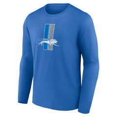 Throwback Long Sleeve T-Shirt - Detroit Lions