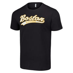 NHL Black Boston Bruins Starter Tailsweep T-Shirt