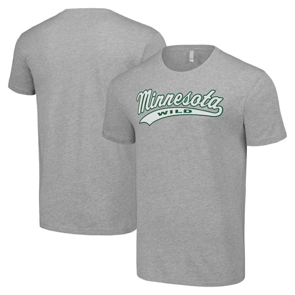 NHL Heather Gray Minnesota Wild Starter Tailsweep T-Shirt