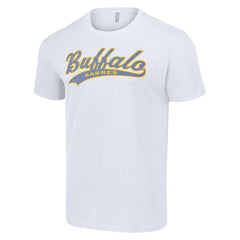 NHL White Buffalo Sabres Starter Tailsweep T-Shirt
