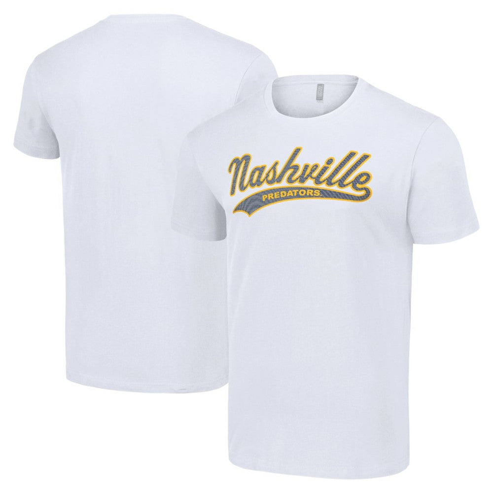NHL White Nashville Predators Starter Tailsweep T-Shirt