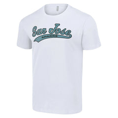 NHL White San Jose Sharks Starter Tailsweep T-Shirt