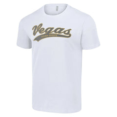 NHL White Vegas Golden Knights Starter Tailsweep T-Shirt