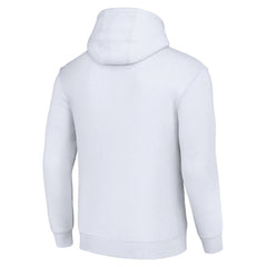 NHL White Columbus Blue Jackets Starter Tailsweep Fleece Tri-Blend Pullover Hoodie