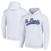 NHL White St. Louis Blues Starter Tailsweep Fleece Tri-Blend Pullover Hoodie