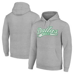 NHL Heather Gray Dallas Stars Starter Tailsweep Fleece Tri-Blend Pullover Hoodie
