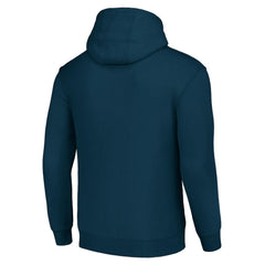 NHL Navy Toronto Maple Leafs Starter Tailsweep Fleece Tri-Blend Pullover Hoodie