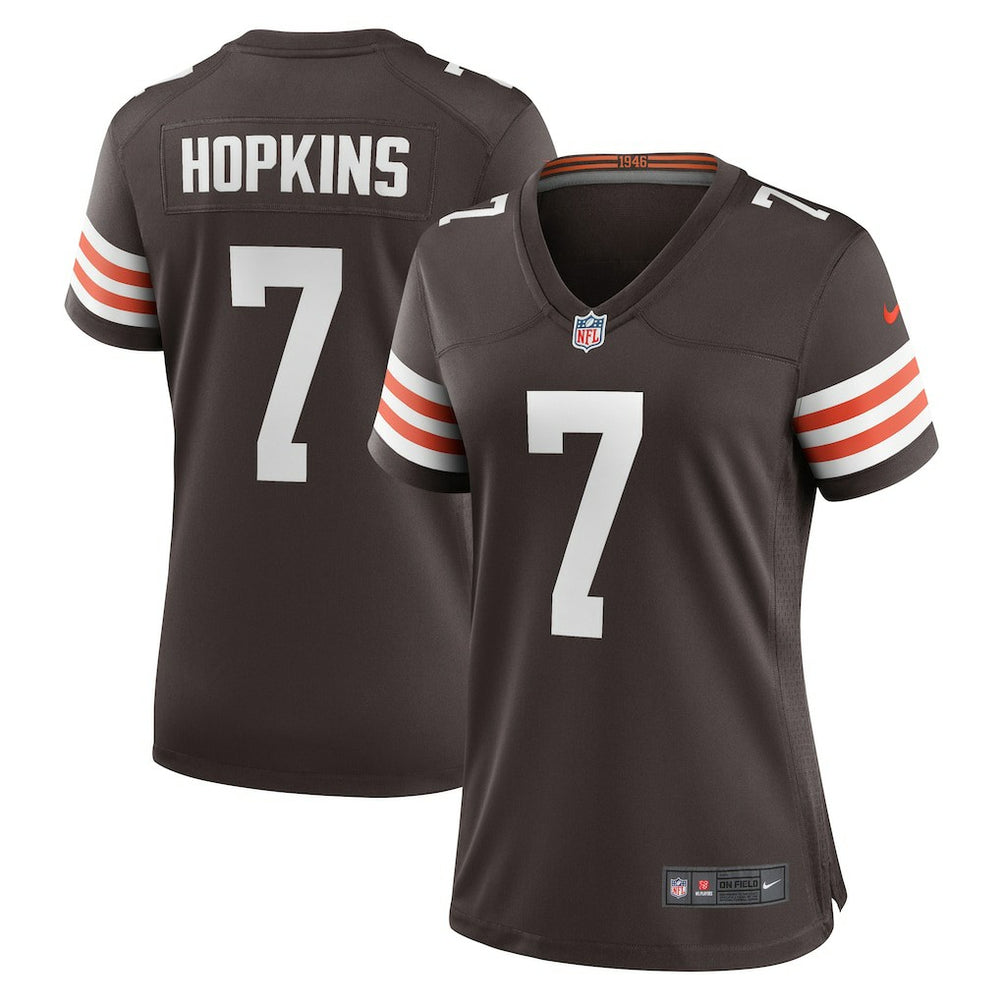 Dustin Hopkins Women's Team Game Jersey - Cleveland Browns