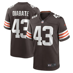 Mohamoud Diabate Team Game Jersey - Cleveland Browns