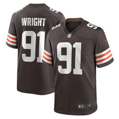 Alex Wright Team Game Jersey - Cleveland Browns