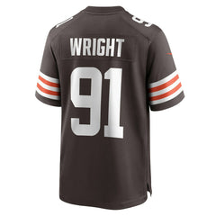 Alex Wright Team Game Jersey - Cleveland Browns