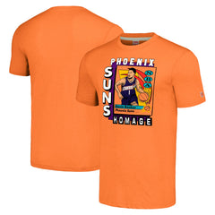 NBA Devin Booker Phoenix Suns Homage Unisex SkyBox Player Tri-Blend T-Shirt