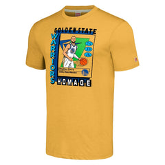 NBA Stephen Curry Golden State Warriors Homage Unisex SkyBox Player Tri-Blend T-Shirt sale