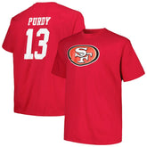 Brock Purdy Big & Tall Player Name & Number T-Shirt - San Francisco 49ers