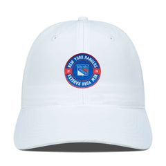 NHL White New York Rangers Levelwear Women's Haven Adjustable Hat