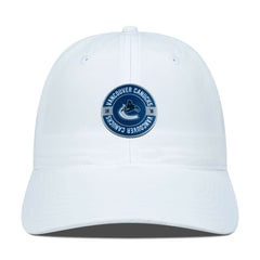 NHL White Vancouver Canucks Levelwear Women's Haven Adjustable Hat