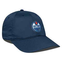 NHL Navy Edmonton Oilers Levelwear Matrix Adjustable Hat