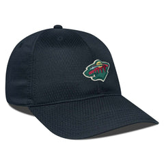 NHL Black Minnesota Wild Levelwear Matrix Adjustable Hat