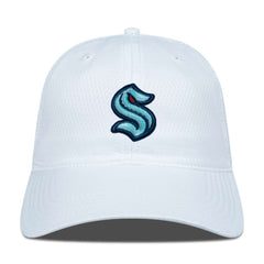 NHL White Seattle Kraken Levelwear Matrix Adjustable Hat