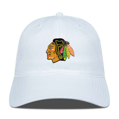 NHL White Chicago Blackhawks Levelwear Matrix Adjustable Hat
