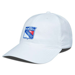 NHL White New York Rangers Levelwear Matrix Adjustable Hat