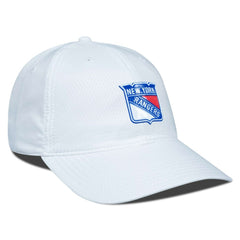 NHL White New York Rangers Levelwear Matrix Adjustable Hat