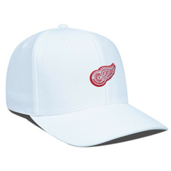 NHL White Detroit Red Wings Levelwear Fusion Lefty Cap