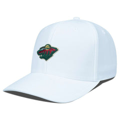NHL White Minnesota Wild Levelwear Fusion Lefty Cap