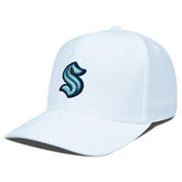 NHL White Seattle Kraken Levelwear Fusion Lefty Cap