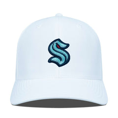 NHL White Seattle Kraken Levelwear Fusion Lefty Cap