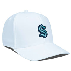 NHL White Seattle Kraken Levelwear Fusion Lefty Cap