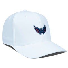 NHL White Washington Capitals Levelwear Fusion Lefty Cap